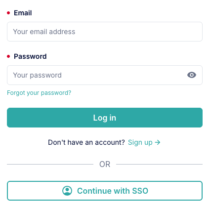 The form-login component